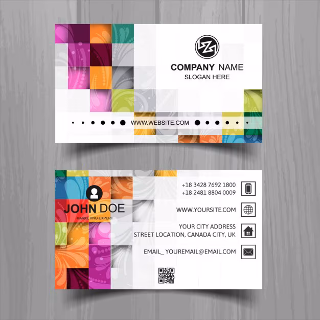 Colores que venden: claves para una impresión efectiva 3 bonita tarjeta visita todo color 1035 4188
